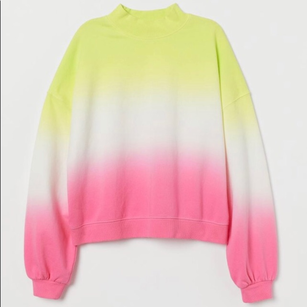 Boxy mock turtleneck sweatshirt, soft inside